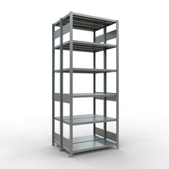 Metāla plaukts Schulte Multiplus 2500 mm x1000 mm divpusējs plug in x2-Ergostock