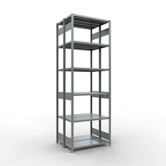 Metāla plaukts Schulte Multiplus 3000 mm x1000 mm divpusējs plug in x2-Ergostock