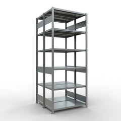 Metāla plaukts Schulte Multiplus 2500 mm x1000 mm divpusējs plug in x2-Ergostock