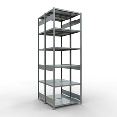 Metāla plaukts Schulte Multiplus 3000 mm x1000 mm divpusējs plug in x2-Ergostock