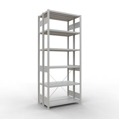 Metāla plaukts Schulte Multiplus 2500 mm x1000 mm plug in x2-Ergostock