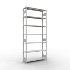 Metāla plaukts Schulte Multiplus 3000 mm x1300 mm divpusējs plug in-Ergostock