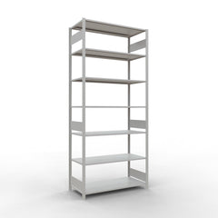 Metāla plaukts Schulte Multiplus 3000 mm x1300 mm divpusējs plug in-Ergostock