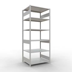 Metāla plaukts Schulte Multiplus 2500 mm x1000 mm divpusējs plug in-Ergostock