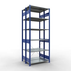 Metāla plaukts Schulte Multiplus 2500 mm x1000 mm plug in x2-Ergostock