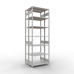 Metāla plaukts Schulte Multiplus 3000 mm x1000 mm plug in x2-Ergostock