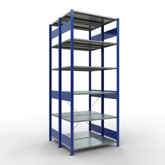 Metāla plaukts Schulte Multiplus 2500 mm x1000 mm plug in x2-Ergostock