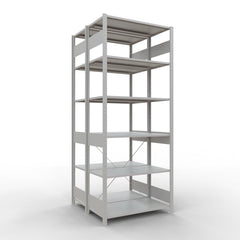 Metāla plaukts Schulte Multiplus 2500 mm x1000 mm plug in x2-Ergostock