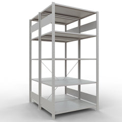 Metāla plaukts Schulte Multiplus 2000 mm x1000 mm plug in x2-Ergostock