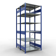 Metāla plaukts Schulte Multiplus 2500 mm x1000 mm plug in x2-Ergostock