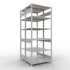 Metāla plaukts Schulte Multiplus 2500 mm x1000 mm plug in x2-Ergostock