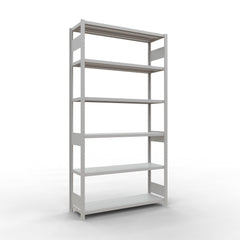 Metāla plaukts Schulte Multiplus 2500 mm x1300 mm divpusējs plug in-Ergostock