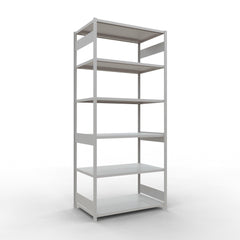 Metāla plaukts Schulte Multiplus 3000 mm x1300 mm divpusējs plug in-Ergostock