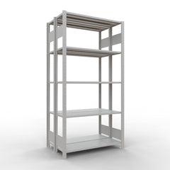 Metāla plaukts Schulte Multiplus 2000 mm x1000 mm divpusējs plug in x2-Ergostock