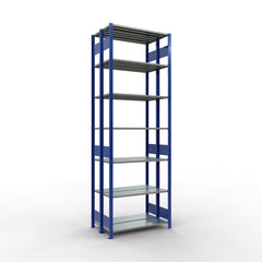 Metāla plaukts Schulte Multiplus 3000 mm x1000 mm divpusējs plug in x2-Ergostock