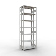 Metāla plaukts Schulte Multiplus 3000 mm x1000 mm divpusējs plug in x2-Ergostock