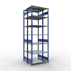 Metāla plaukts Schulte Multiplus 3000 mm x1000 mm divpusējs plug in x2-Ergostock