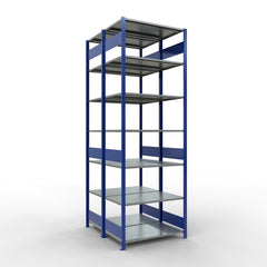 Metāla plaukts Schulte Multiplus 3000 mm x1000 mm divpusējs plug in x2-Ergostock