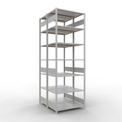 Metāla plaukts Schulte Multiplus 3000 mm x1000 mm divpusējs plug in x2-Ergostock