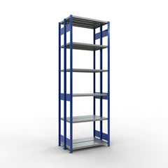 Metāla plaukts Schulte Multiplus 3000 mm x1000 mm divpusējs plug in x2-Ergostock