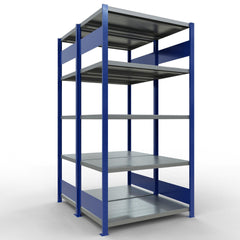 Metāla plaukts Schulte Multiplus 2000 mm x1000 mm divpusējs plug in x2-Ergostock