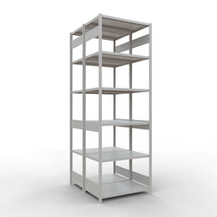 Metāla plaukts Schulte Multiplus 3000 mm x1000 mm divpusējs plug in x2-Ergostock