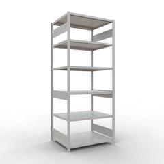 Metāla plaukts Schulte Multiplus 2500 mm x1000 mm divpusējs plug in-Ergostock