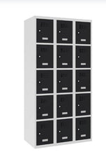 Metāla skapis Classic 3R 15 nodalījumi-Ergostock