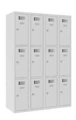 Metāla skapis Classic 4R 12 nodalījumi-Ergostock