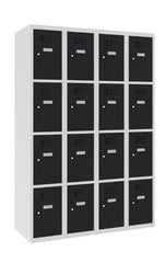 Metāla skapis Classic 4R 16 nodalījumi-Ergostock