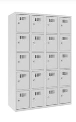 Metāla skapis Classic 4R 20 nodalījumi-Ergostock