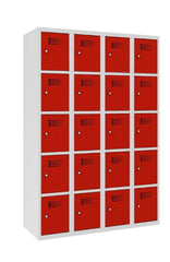 Metāla skapis Classic 4R 20 nodalījumi-Ergostock