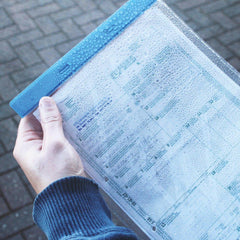 Pašlīpošas Toughweather dokumentu kabatas A4 horizontālas 10 gab.-Ergostock