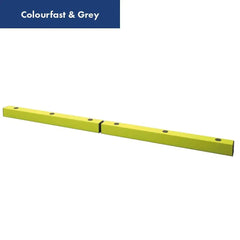 Aizsargbarjera Beaverswood grīdas līmeņa kontrastdzeltena un pelēka 1200 mm platums - Ergostock.lv