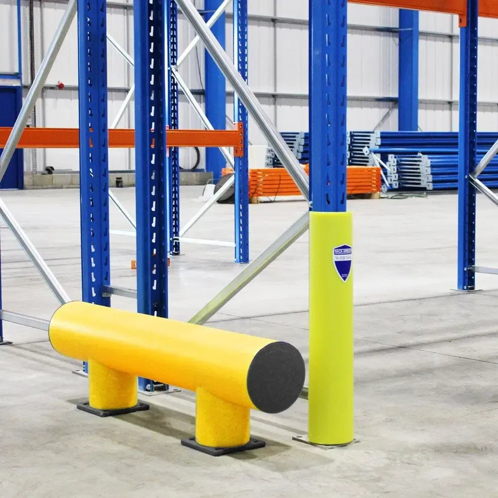 Aizsargbarjera Brand Safe zema līmeņa 3400 mm kontrastdzeltena - Ergostock.lv