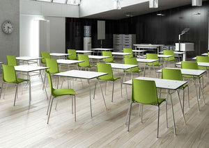 Apmeklētāju krēsls Ari Chrome - Ergostock.lv