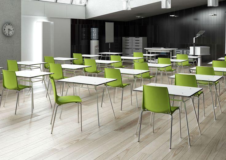 Apmeklētāju krēsls Ari Chrome - Ergostock.lv