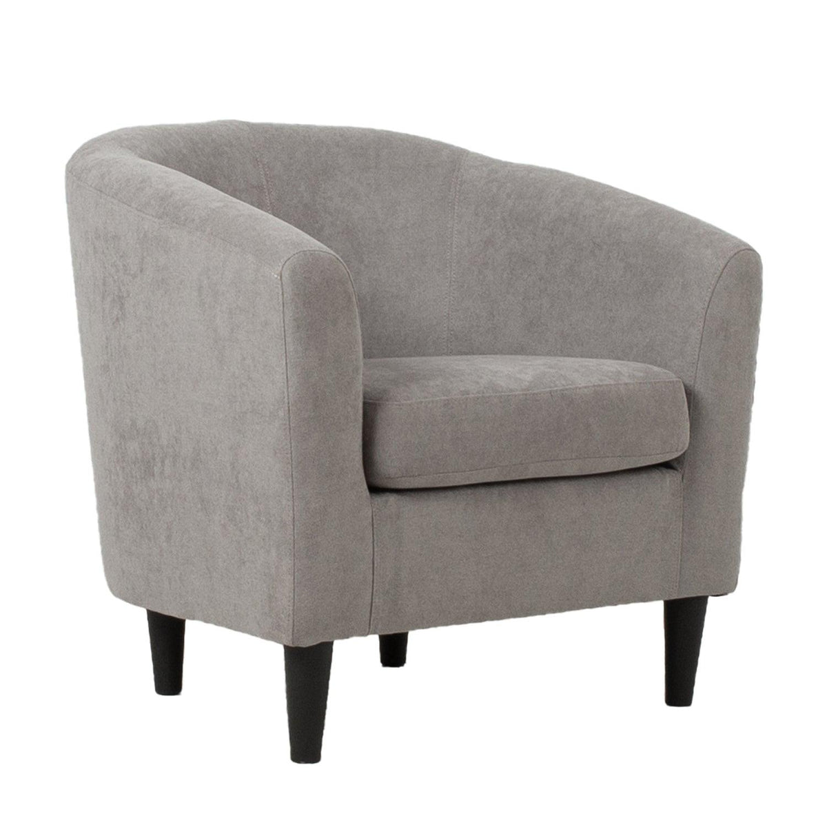 Atpūtas krēsls WESTER 76x685xH74cm pelēks audums