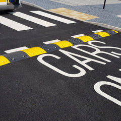 Ātruma ierobežošanas barjera Beaverswood augstums 50 mm melna - Ergostock.lv