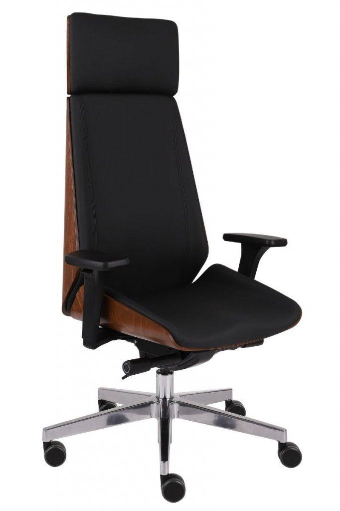 Biroja krēsls MoonWood HD Chrome Valencia-Ergostock