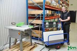 Celtniecības ratiņi KONGAMEK 08425 1000 x 700mm 500 kg-Ergostock