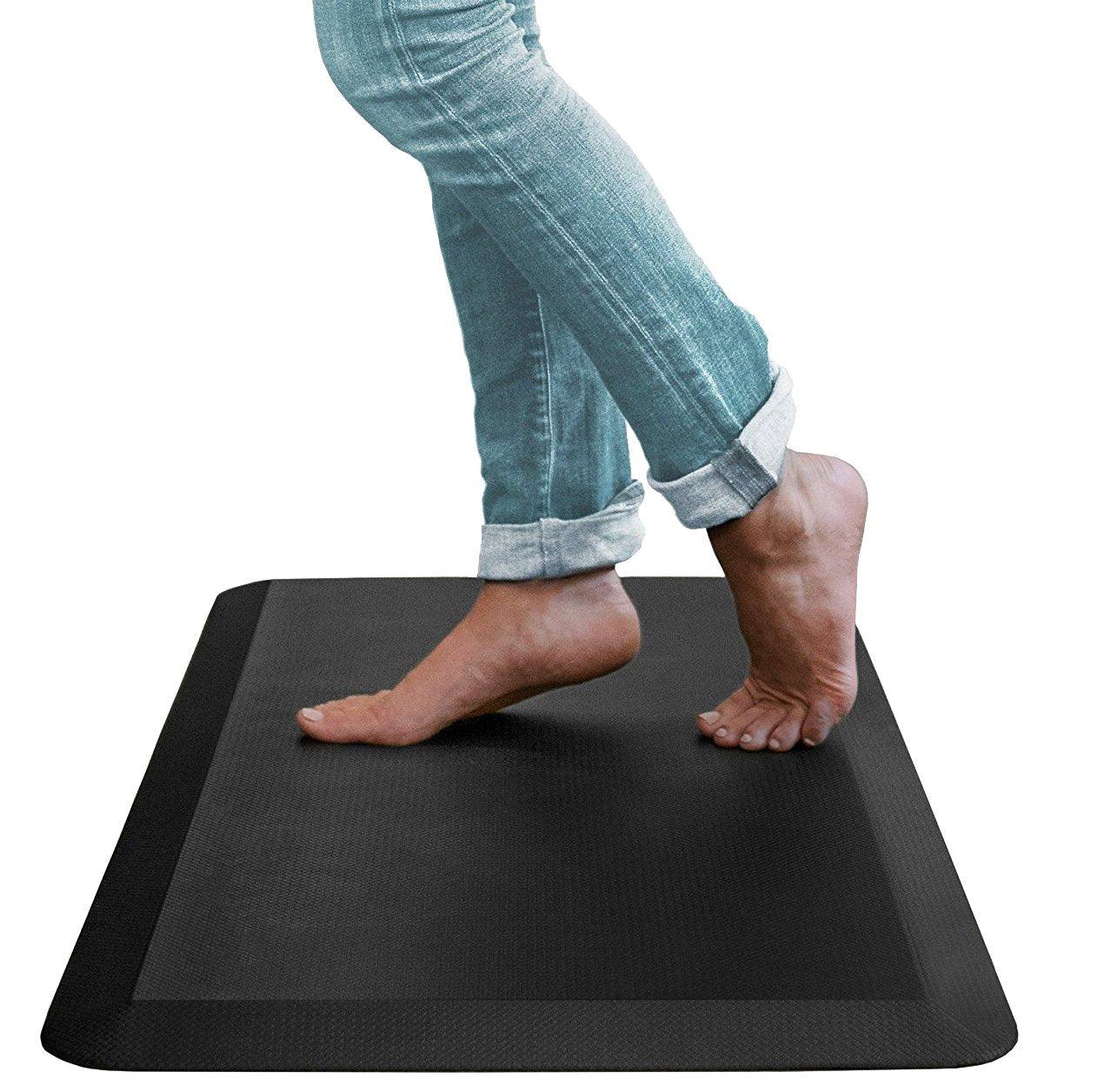 Ergonomisks paklājs 900 x 610 x 19 mm melns-Ergostock