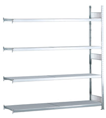 Gara laiduma plaukta papildsekcija Schulte WS2 2500 mm x 1500 tērauds-Ergostock