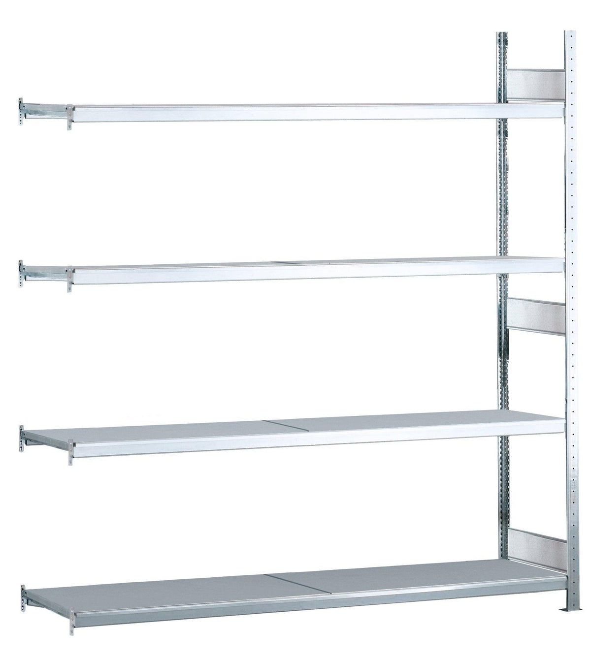 Gara laiduma plaukta papildsekcija Schulte WS2 2500 mm x 2000 tērauds-Ergostock