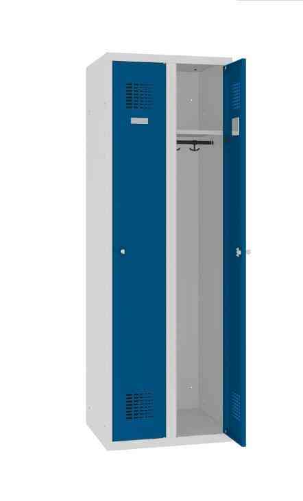 Garderobes skapis Classic 2 nodalījumi-Ergostock