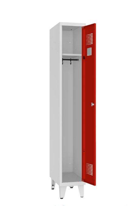 Garderobes skapis Classic ar kāju rāmi 1 nodalījums-Ergostock