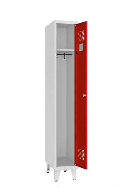 Garderobes skapis Classic ar kāju rāmi 1 nodalījums-Ergostock