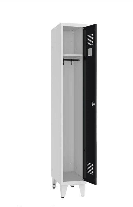 Garderobes skapis Classic ar kāju rāmi 1 nodalījums-Ergostock