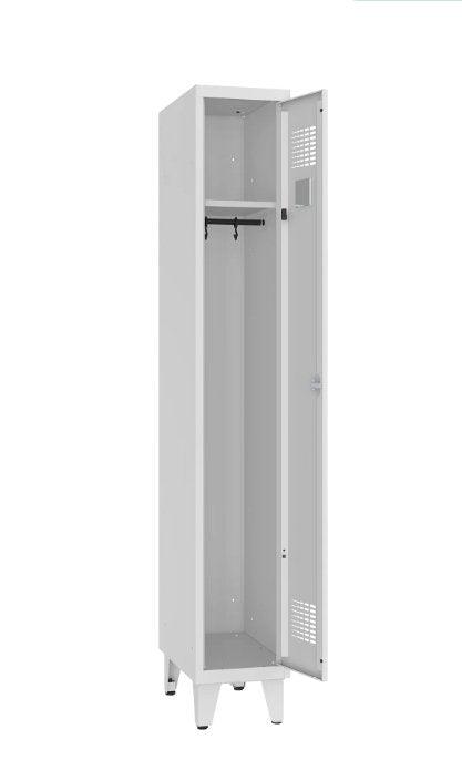 Garderobes skapis Classic ar kāju rāmi 1 nodalījums-Ergostock