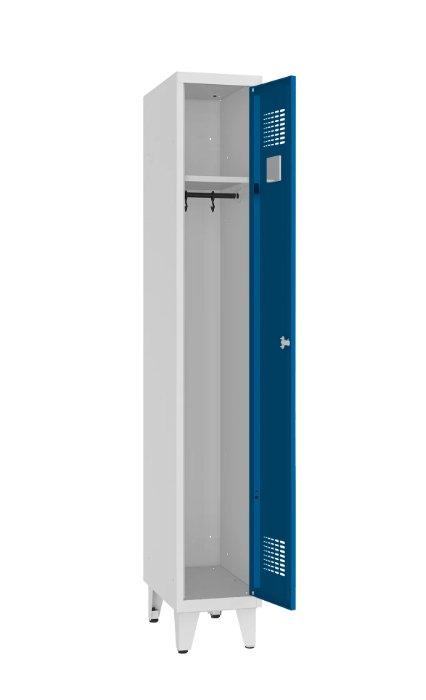 Garderobes skapis Classic ar kāju rāmi 1 nodalījums-Ergostock